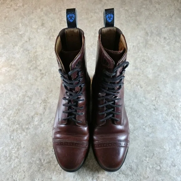 Only - Bottes à talon style western - Marron